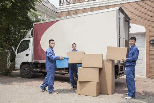 Commercial man with a van delivery service in Ealing West London