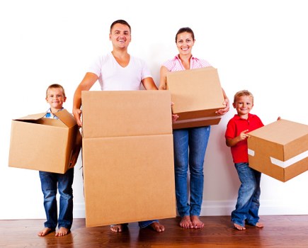 Prepared moving van for a man and van service in West London