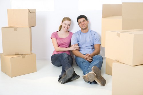 Careful loading for a commercial removals service in west London