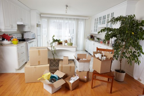 Furniture and box loading for a move in Ealing