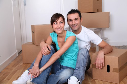 Office relocation using a removals van in Ealing