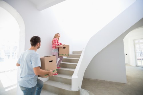 Local mover helping with a flat removal in Ealing with stair access